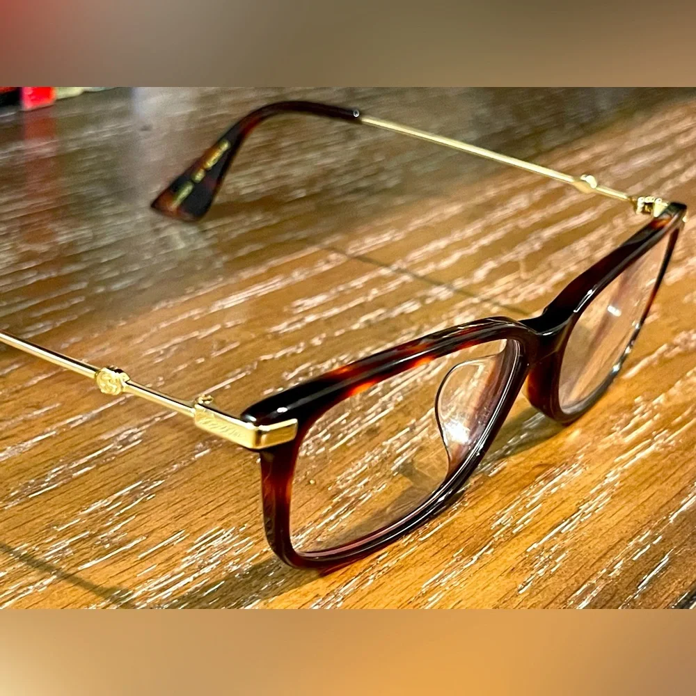 GUCCI GG0759OA Tortoise & Good Eyeglasses EUC